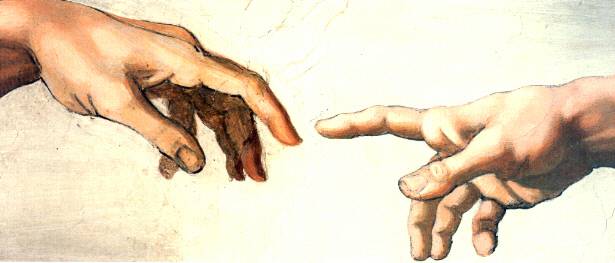 Michelangelo-La-creazione-di-Adamo-cappella-sistina-digital-contatto-cliente-azienda
